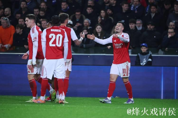 布鲁日队长：对阵阿森纳我们有机会，只是错失第二球